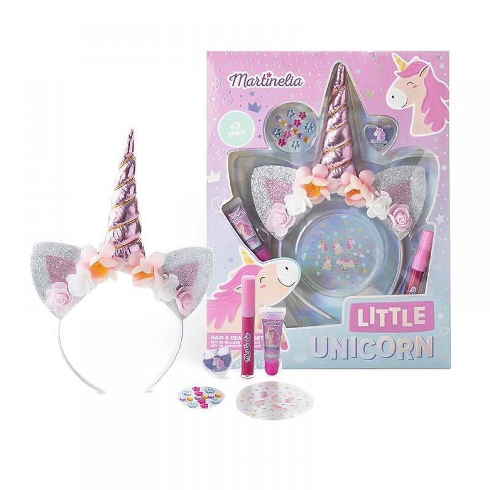 Martinelia Little Unicorn Hair & Beauty Set Παιδικό Σετ Ομορφιάς, 1σετ Φροντίδα μαλλιών