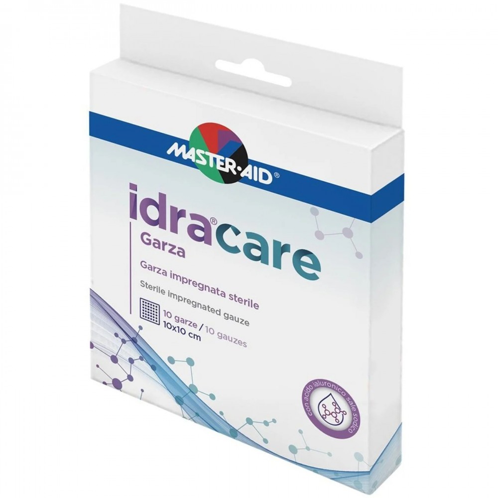 Master Aid Idra Care Αποστειρωμένη Γάζα 10x10cm 10τμχ Πρώτες Βοήθειες