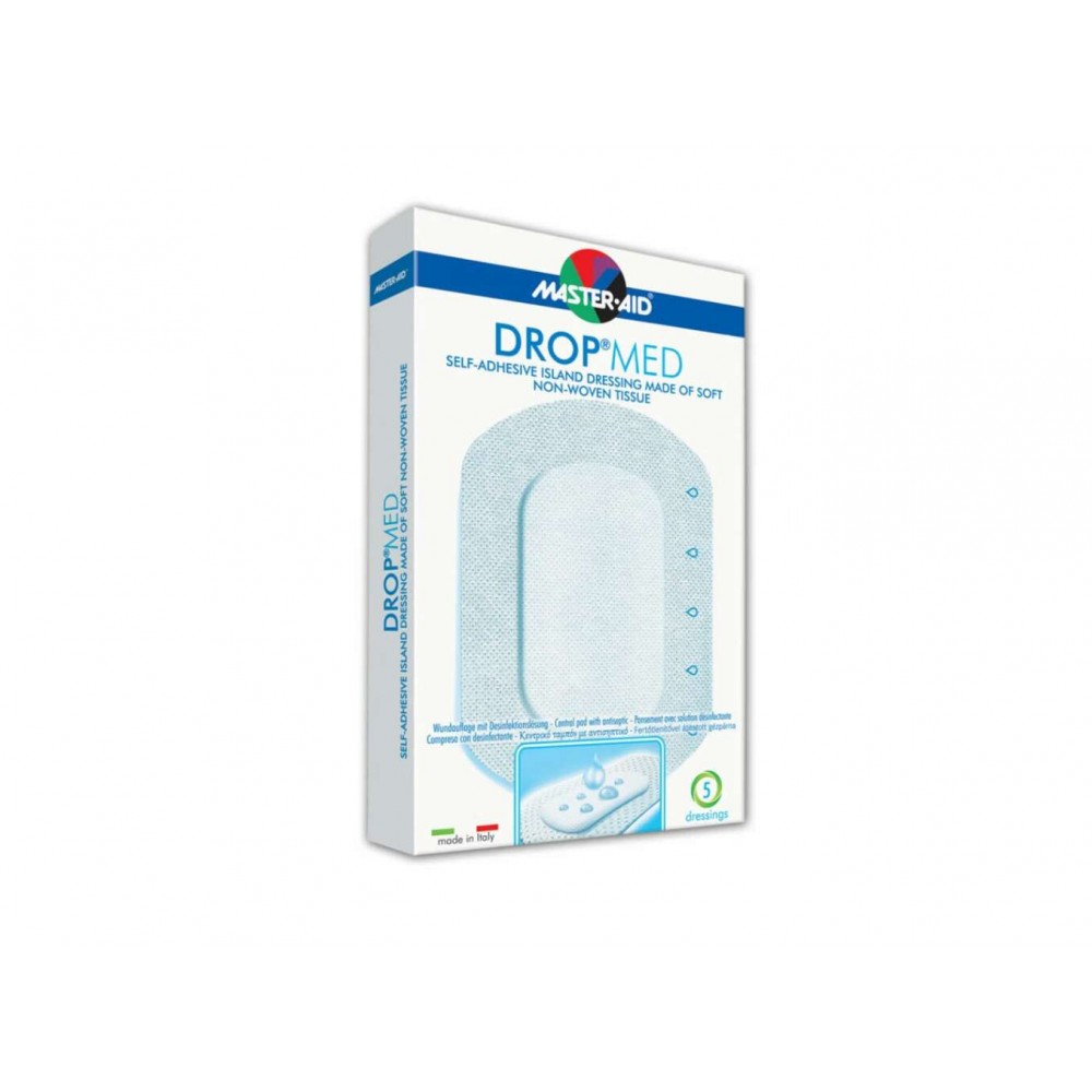 Master Aid Drop Med - 10x6cm (6,7x3) 5τεμ. Πρώτες Βοήθειες