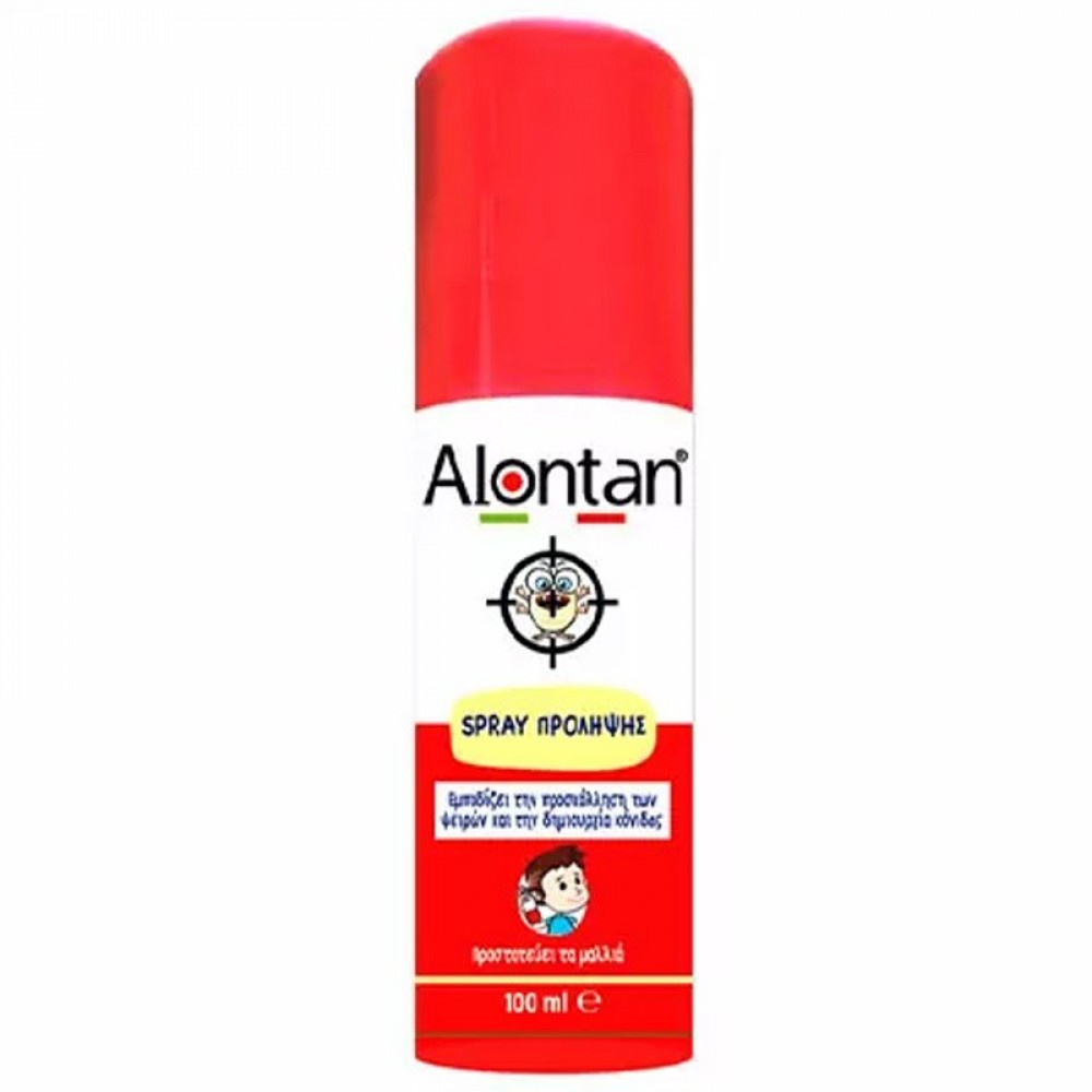 Alontan Spray 100ml – Φυσική Ασπίδα Κατά των Ψειρών Μαμά & παιδί