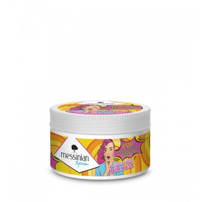 Messinian Spa Μάσκα Μαλλιών POP Olive & Vegan Keratin – Για Υγιή, Δυνατά & Λαμπερά Μαλλιά