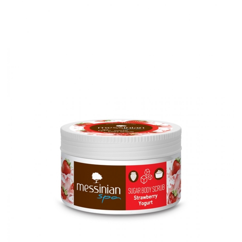 Messinian Spa SUGAR BODY SCRUB - Strawberry Yogurt - 250ml Καλλυντικά
