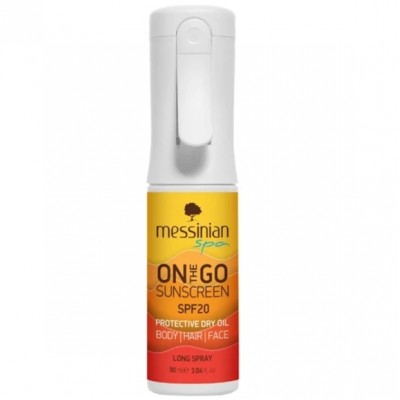 Messinian Spa On The Go Dry Oil Sunscreen SPF 20 90 ml – Body, Hair & Face