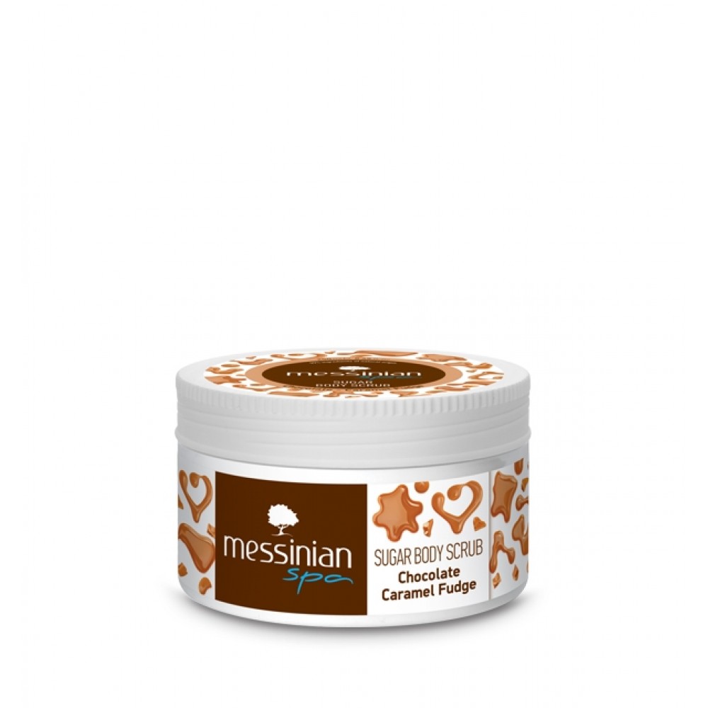 Messinian spa SUGAR BODY SCRUB - Σοκολάτα & Καραμέλα Φοντάν - 250ml Καλλυντικά