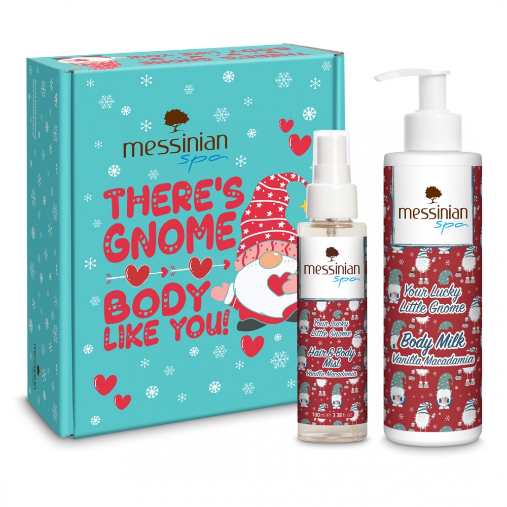Messinian Spa Vanilla Macadamia - Your Lucky Little Gnome Xmas Set  