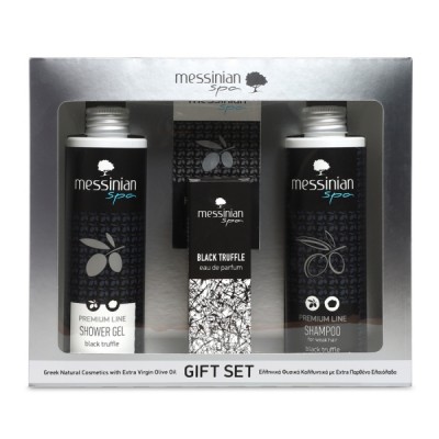 Messinian Spa Silver Gift Set Black Truffle – Πολυτελές Αρωματικό Σετ με Eau de Parfum & Περιποίηση