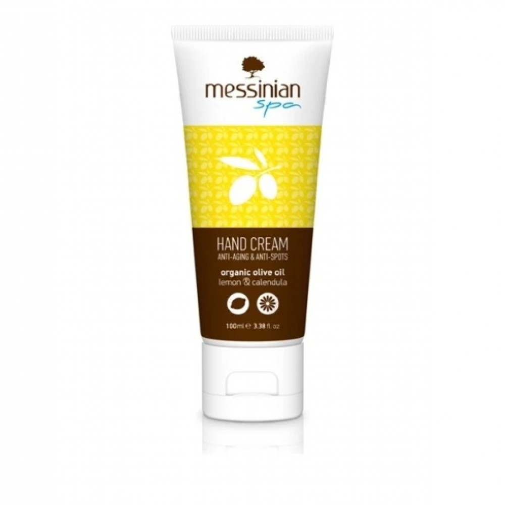 Messinian Spa Κρέμα Χεριών με Λεμόνι & Καλέντουλα 100ml – Φρέσκια Ενυδάτωση & Καταπράυνση με Μεσογειακά Βότανα Περιποίηση Άκρων 