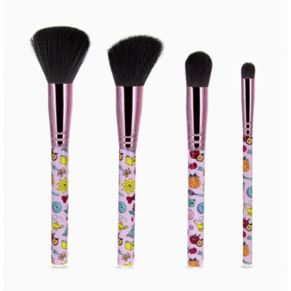 Mad Beauty Princess Cosmetic Brush Set 4 Τεμάχια Βρεφανάπτυξη