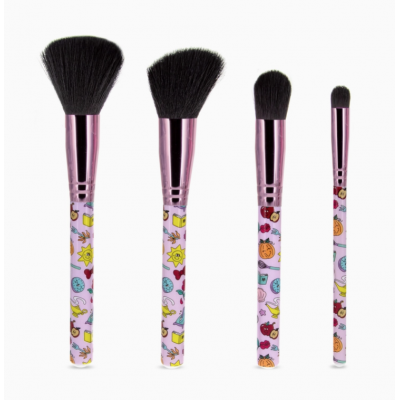 Mad Beauty Disney Princess Cosmetic Brush Set – Σετ Πινέλων Μακιγιάζ 4 Τεμάχια