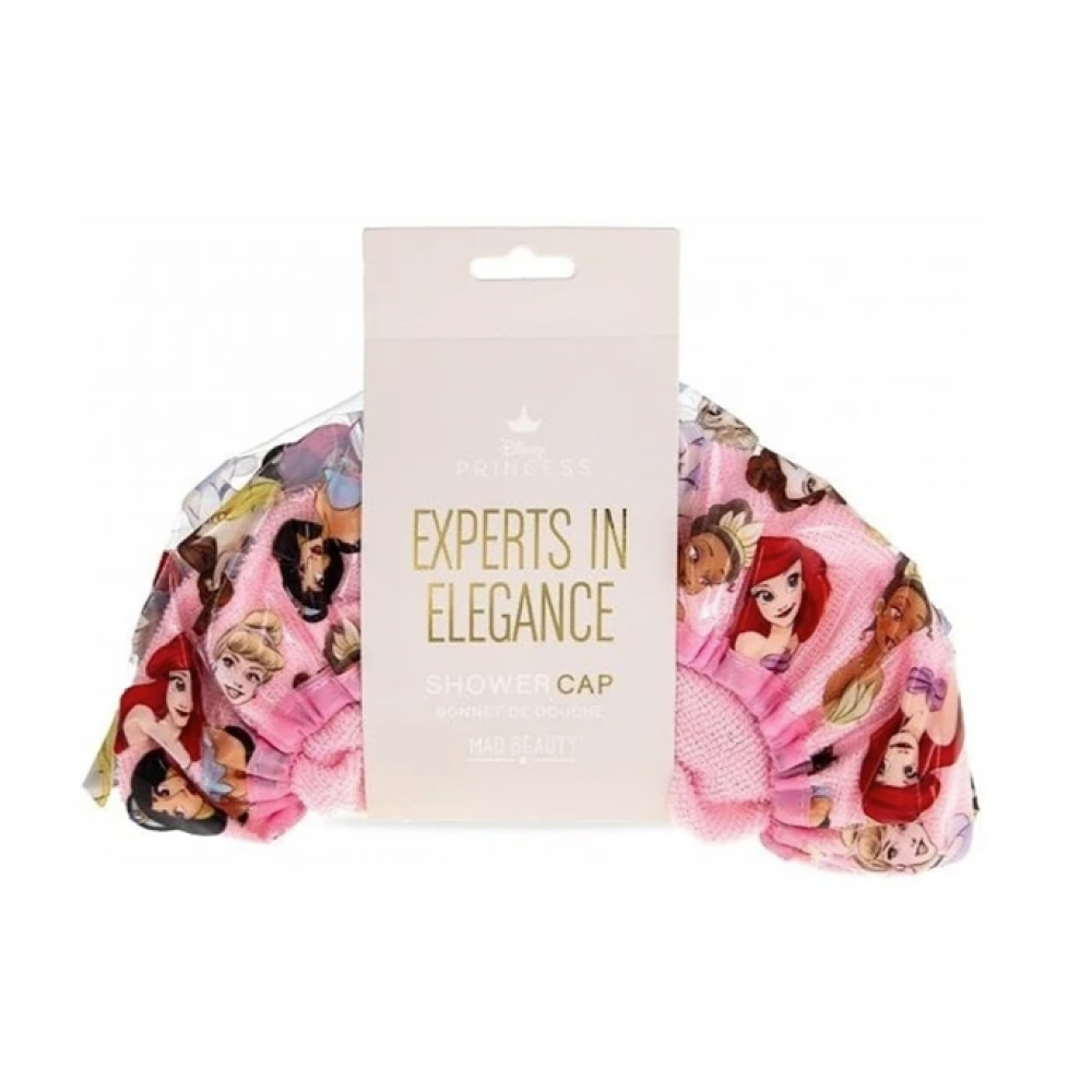 Mad Beauty Disney Princess Experts in Elegance Shower Cap , 1 Τεμάχιο Βρεφανάπτυξη