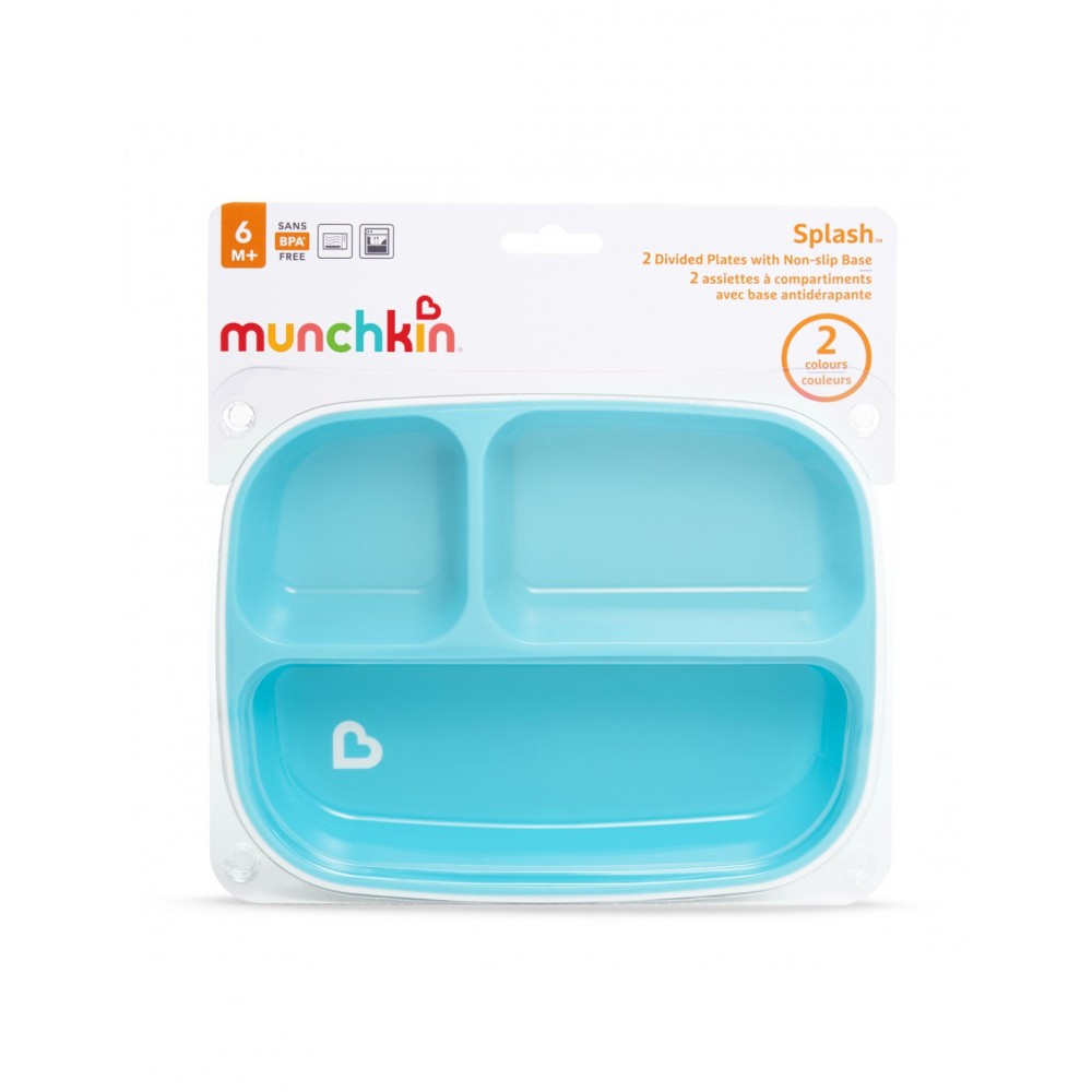 Munchkin SPLASH™ DIVIDED PLATES Βρεφανάπτυξη