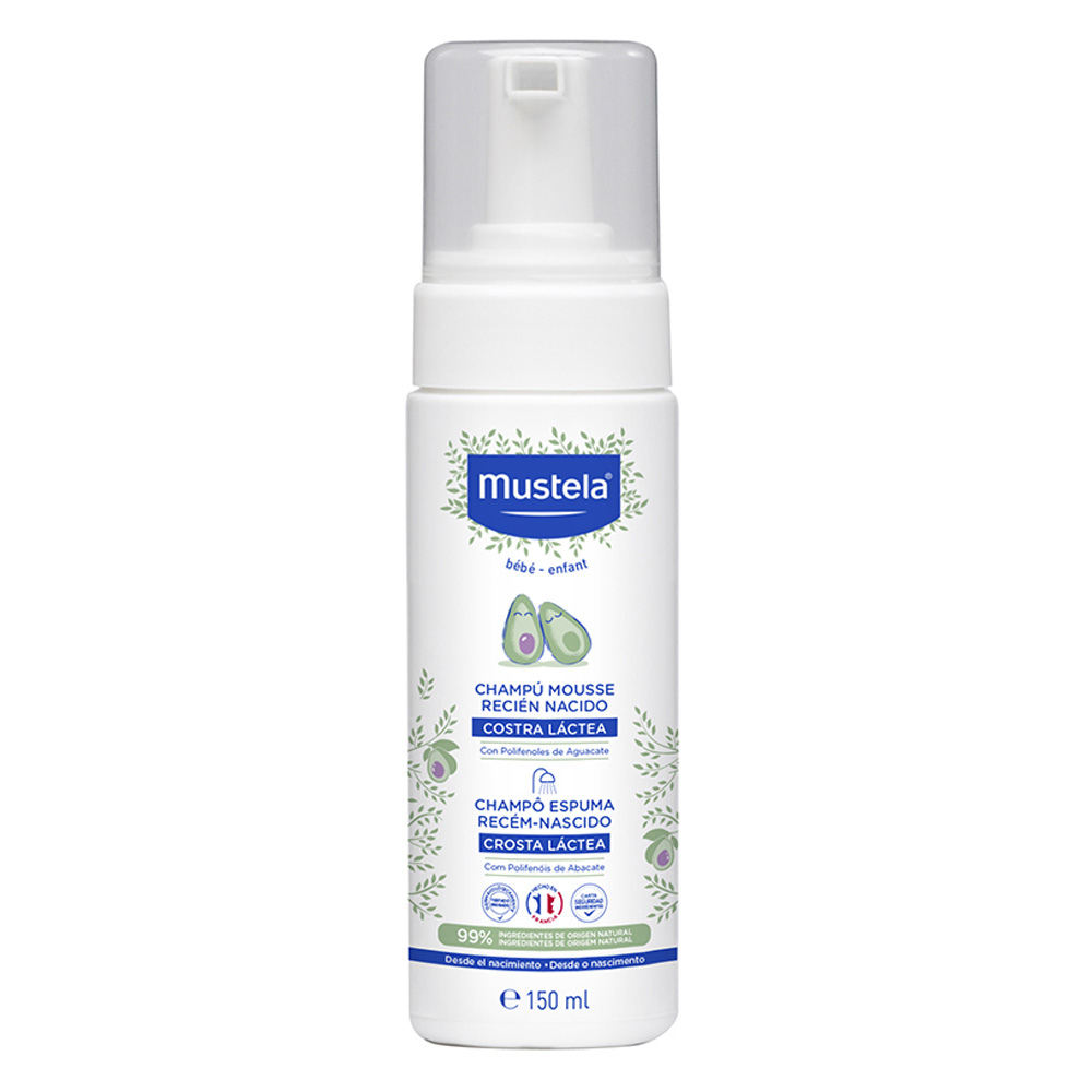 Mustela Foam Shampoo για Νεογέννητα 150ml – Σαμπουάν Αφρού για Απαλή Φροντίδα κατά της Νινίδας Φροντίδα μωρού