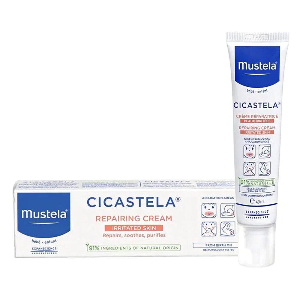Mustela Cicastela Κρέμα Ανάπλασης 40ml – Καθημερινή Φροντίδα για Κοκκινίλες & Μικρούς Ερεθισμούς Φροντίδα μωρού
