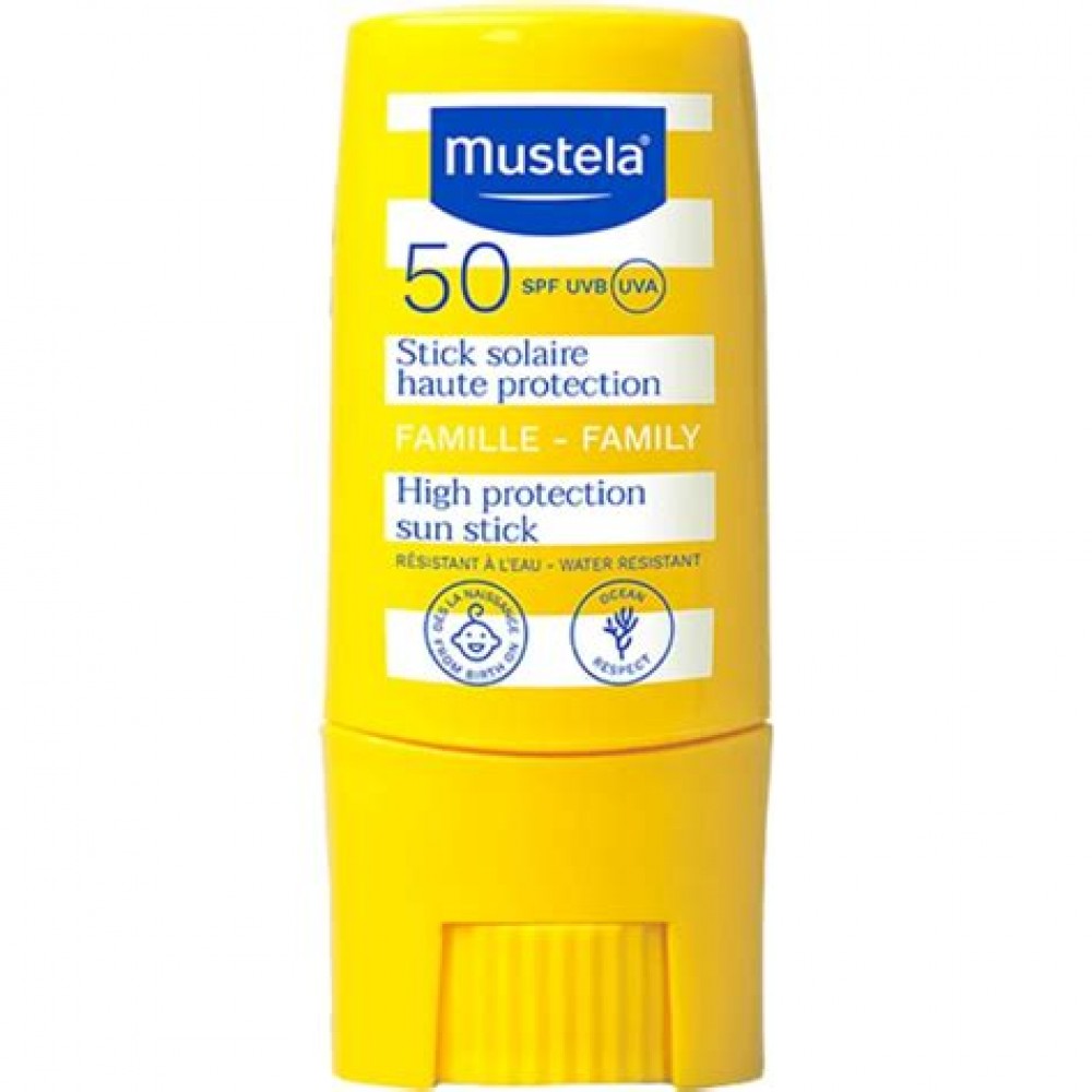 Mustela Sun Stick SPF50+ 9ml – Εξειδικευμένη Αντηλιακή Προστασία για Όλη την Οικογένεια Αντηλιακά