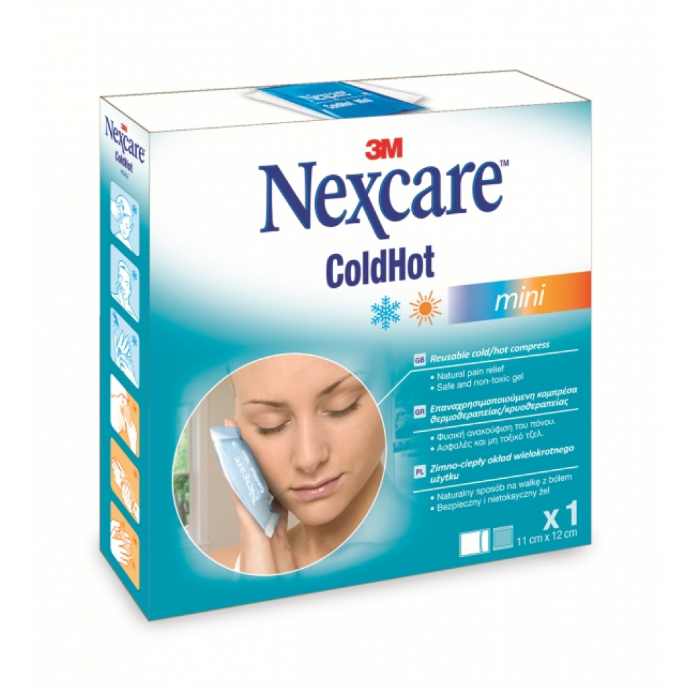 3M Nexcare ColdHot Mini 10x10cm – Στοχευμένη Ανακούφιση με Ζεστό ή Κρύο Παγοκύστες και Spray