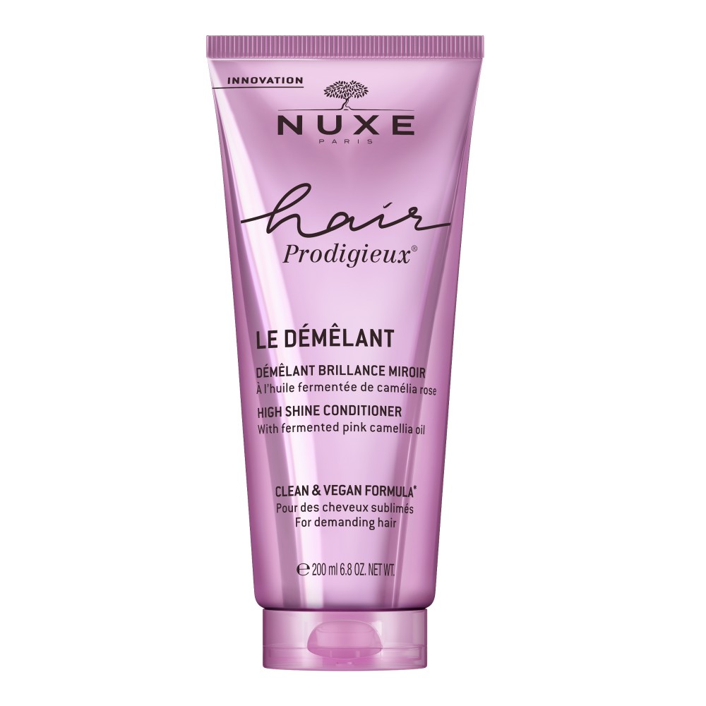 Nuxe Hair Prodigieux Μαλακτική Κρέμα Λάμψης 200ml | Θρέψη & Λάμψη με Έλαιο Ροζ Καμέλιας Χωρίς Σιλικόνη Φροντίδα μαλλιών