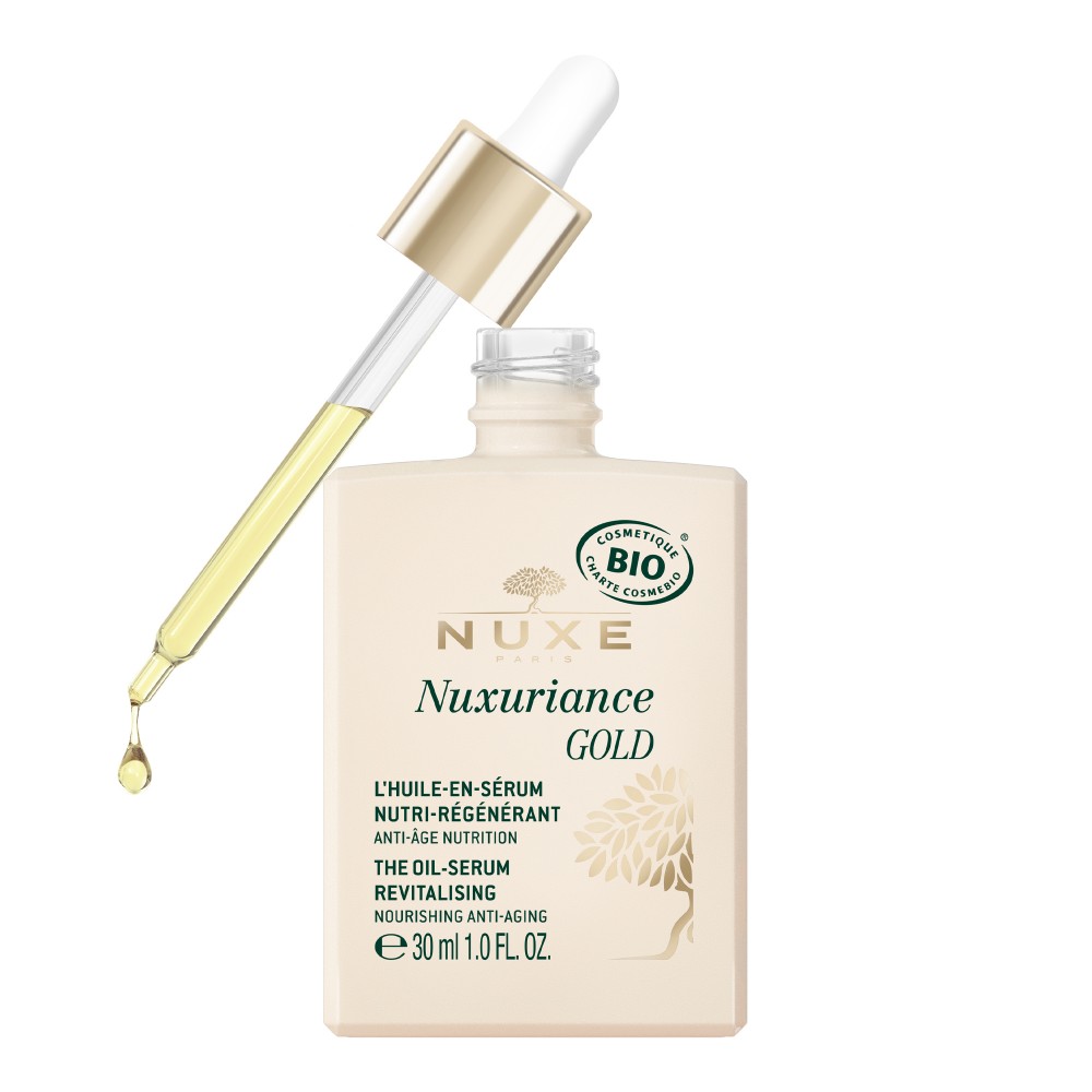 Nuxe Nuxuriance Gold Oil Serum 30ml – Αντιγηραντικός Ορός Θρέψης & Λάμψης για Ώριμες Επιδερμίδες Καλλυντικά