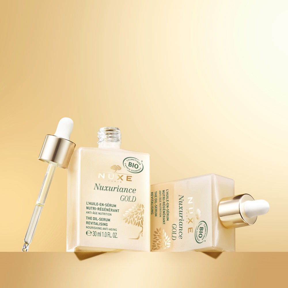 Nuxe Nuxuriance Gold Oil Serum 30ml – Αντιγηραντικός Ορός Θρέψης & Λάμψης για Ώριμες Επιδερμίδες Καλλυντικά