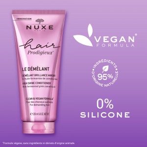 Nuxe Hair Prodigieux Μαλακτική Κρέμα Λάμψης 200ml | Θρέψη & Λάμψη με Έλαιο Ροζ Καμέλιας Χωρίς Σιλικόνη Φροντίδα μαλλιών