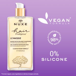 Nuxe Hair Prodigieux Μάσκα Θρέψης Πριν το Σαμπουάν με Έλαιο Ροζ Καμέλιας 125ml – Εντατική Επαναφορά για Ξηρά Μαλλιά Φροντίδα μαλλιών