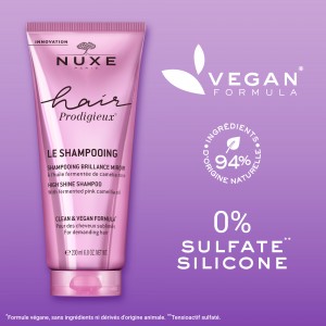 Nuxe Hair Prodigieux Σαμπουάν Λάμψης με Ροζ Καμέλια 200ml – Φυσική Λάμψη & Επανόρθωση για Κανονικά έως Ξηρά Μαλλιά Φροντίδα μαλλιών
