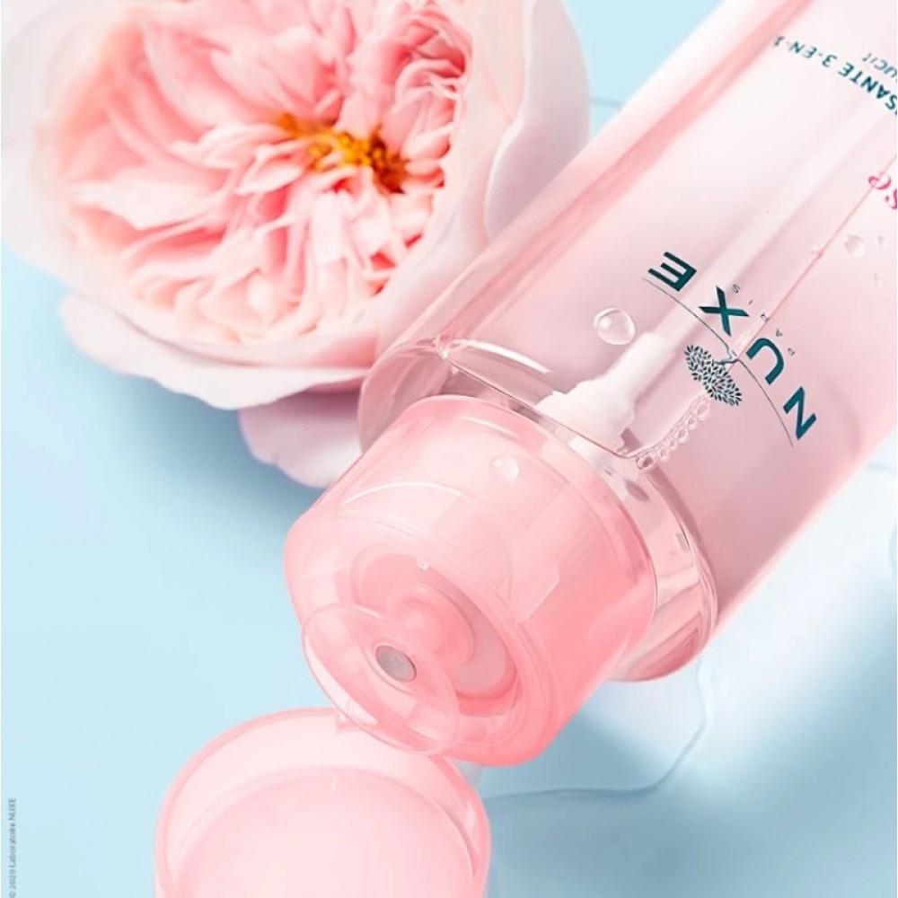 Nuxe Very Rose 3-in-1 Micellar Water 400ml – Απαλός Καθαρισμός, Ντεμακιγιάζ & Καταπράυνση με Ροδόνερο Καλλυντικά