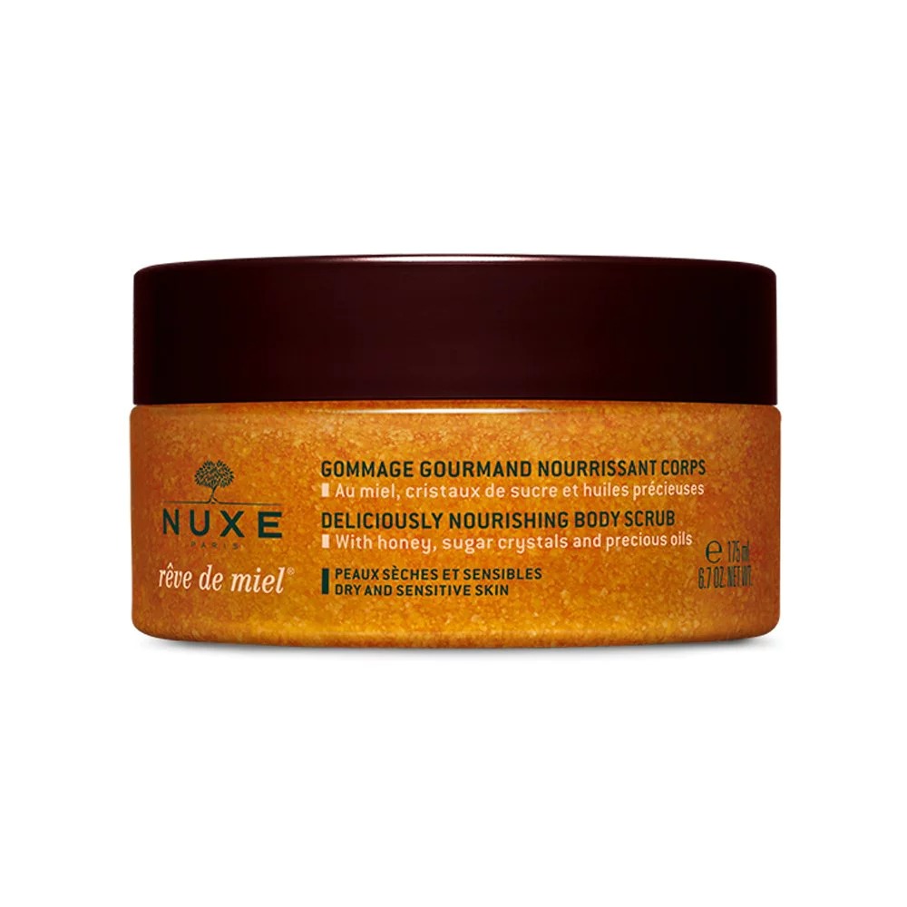 Nuxe Rêve de Miel Scrub Σώματος 175ml – Φυσική Απολέπιση και Βαθιά Θρέψη με Μέλι & Έλαια Καλλυντικά