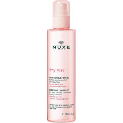 Nuxe Very Rose Refreshing Toning Mist – Δροσιστική Τονωτική Λοσιόν με Ροδόνερο σε Μορφή Spray 200ml