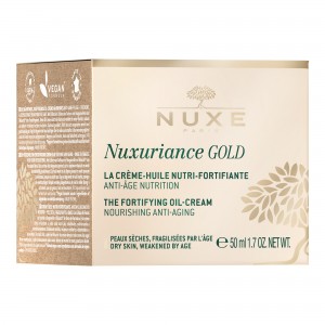 Nuxe Nuxuriance Gold Nutri-Fortifying Oil-Cream 50ml – Κρέμα Θρέψης & Επανόρθωσης με Έλαια για Ώριμες & Εύθραυστες Επιδερμίδες Καλλυντικά