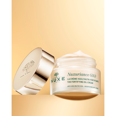 Nuxe Nuxuriance Gold Nutri-Fortifying Oil-Cream 50ml – Κρέμα Θρέψης & Επανόρθωσης με Έλαια για Ώριμες & Εύθραυστες Επιδερμίδες