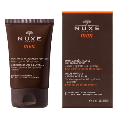 Nuxe Men After-Shave Balm 50ml – Καταπραϋντικό Βάλσαμο για Ενυδάτωση & Επανόρθωση Μετά το Ξύρισμα