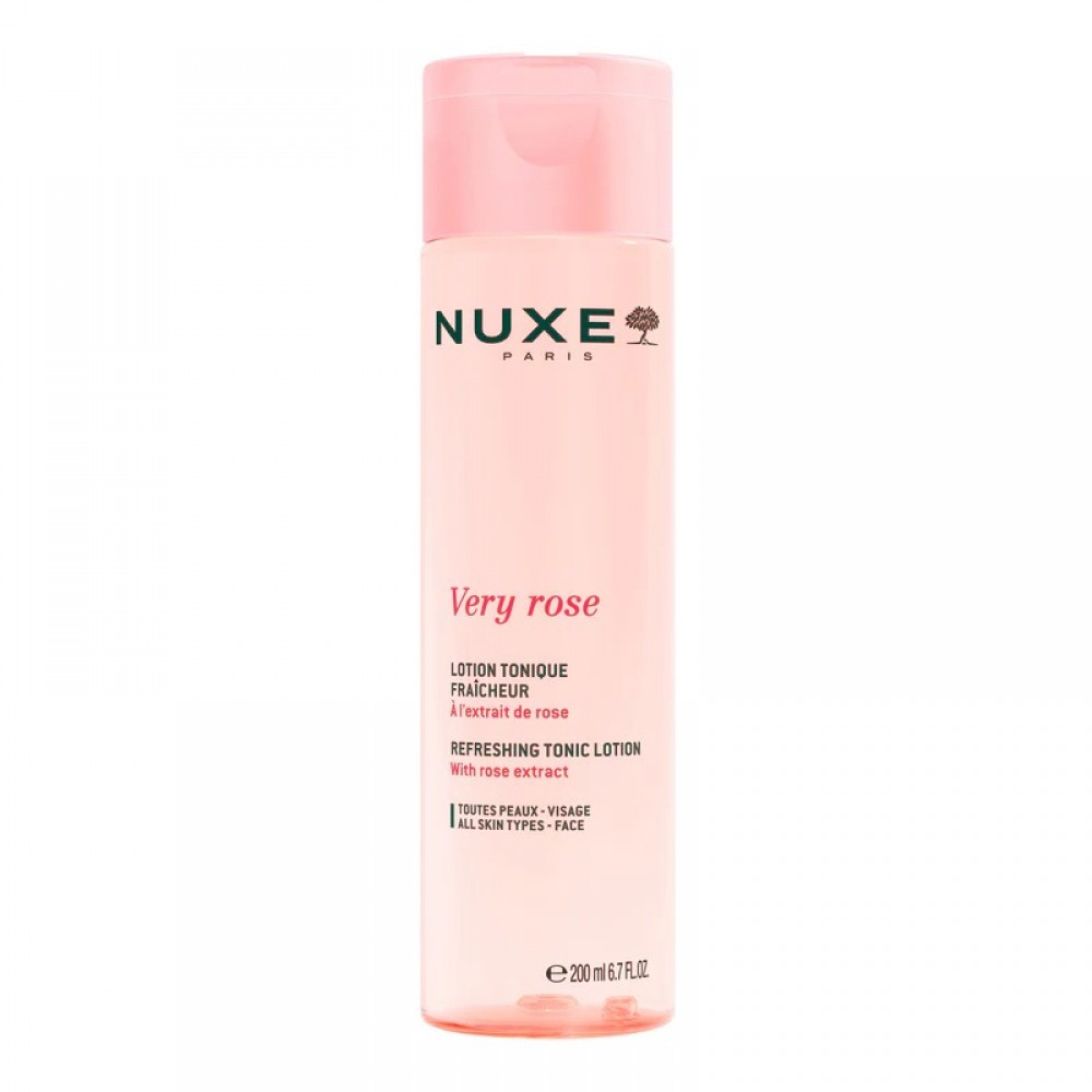 Nuxe Very Rose Refreshing Tonic Lotion 200ml – Τονωτική Λοσιόν με Ροδόνερο για Φρεσκάδα & Ενυδάτωση Καλλυντικά