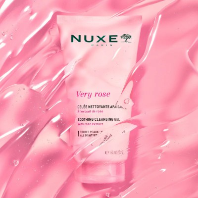 Nuxe Very Rose Soothing Cleansing Gel – Καταπραϋντικό Gel Καθαρισμού με Ροδόνερο 150ml