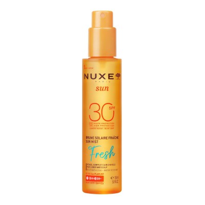 NUXE Sun Mist Fresh SPF 30 150ml - Αόρατο Αντηλιακό Spray Δροσιάς για Πρόσωπο & Σώμα