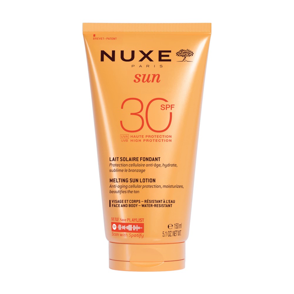 NUXE Sun Melting Lotion SPF 30 150ml - Αντηλιακό Γαλάκτωμα Προσώπου & Σώματος για Μεταξένια Επιδερμίδα Αντηλιακά
