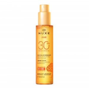 NUXE Sun Tanning Oil SPF30 150ml - Αντηλιακό Έλαιο Μαυρίσματος & Αντιγήρανσης για Πρόσωπο & Σώμα Αντηλιακά