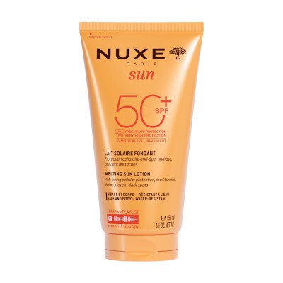 NUXE Sun Melting Lotion SPF 50 150ml - Αντηλιακό Γαλάκτωμα Προσώπου & Σώματος για Μέγιστη Προστασία