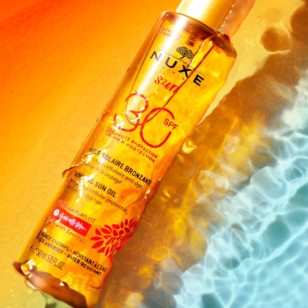 NUXE Sun Tanning Oil SPF30 150ml - Αντηλιακό Έλαιο Μαυρίσματος & Αντιγήρανσης για Πρόσωπο & Σώμα Αντηλιακά