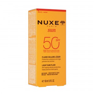 NUXE Sun Light Fluid SPF 50 50ml - Λεπτόρρευστο Αντηλιακό Προσώπου για Ματ Αποτέλεσμα & Αντιγήρανση Αντηλιακά