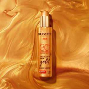 NUXE Sun Huile Solaire SPF 30 150ml - Αντηλιακό Έλαιο Σώματος & Προσώπου για Λάμψη & Προστασία Αντηλιακά