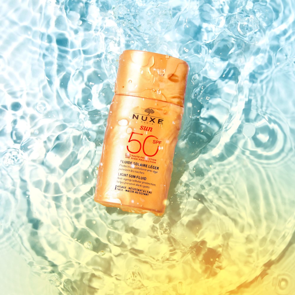 NUXE Sun Light Fluid SPF 50 50ml - Λεπτόρρευστο Αντηλιακό Προσώπου για Ματ Αποτέλεσμα & Αντιγήρανση Αντηλιακά