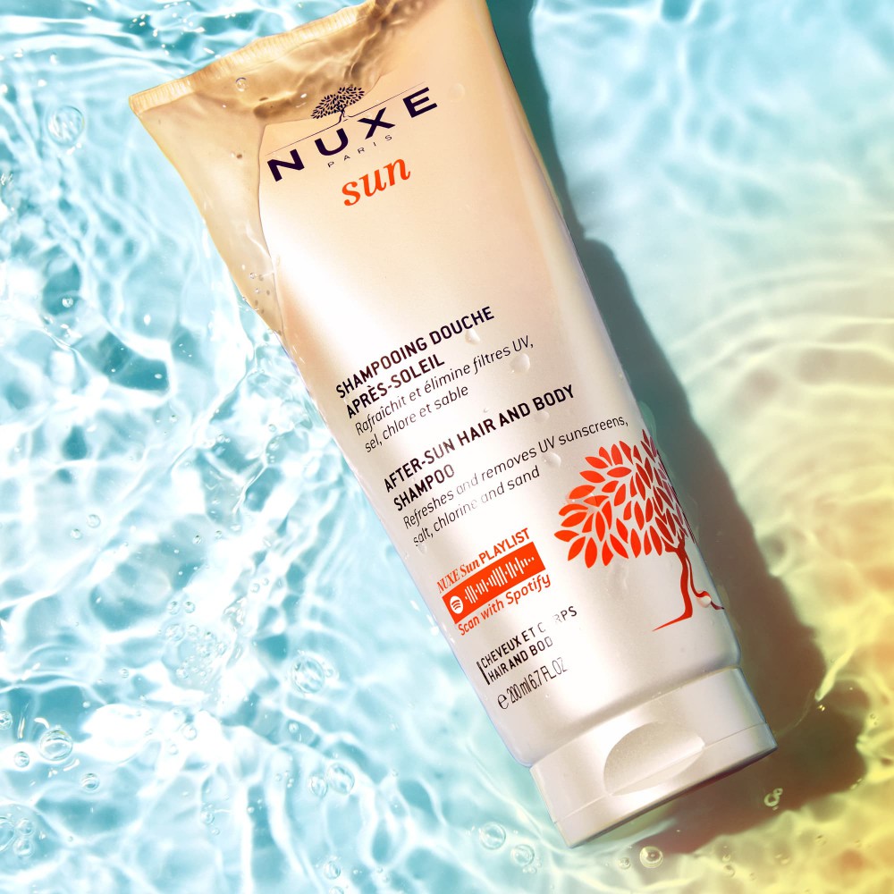 NUXE After-Sun Hair and Body Shampoo 200ml - Σαμπουάν & Αφρόλουτρο για Μετά τον Ήλιο Αντηλιακά