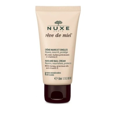 Nuxe Rêve de Miel Κρέμα Χεριών & Νυχιών 50ml – Θρεπτική Περιποίηση με Μέλι και Έλαια