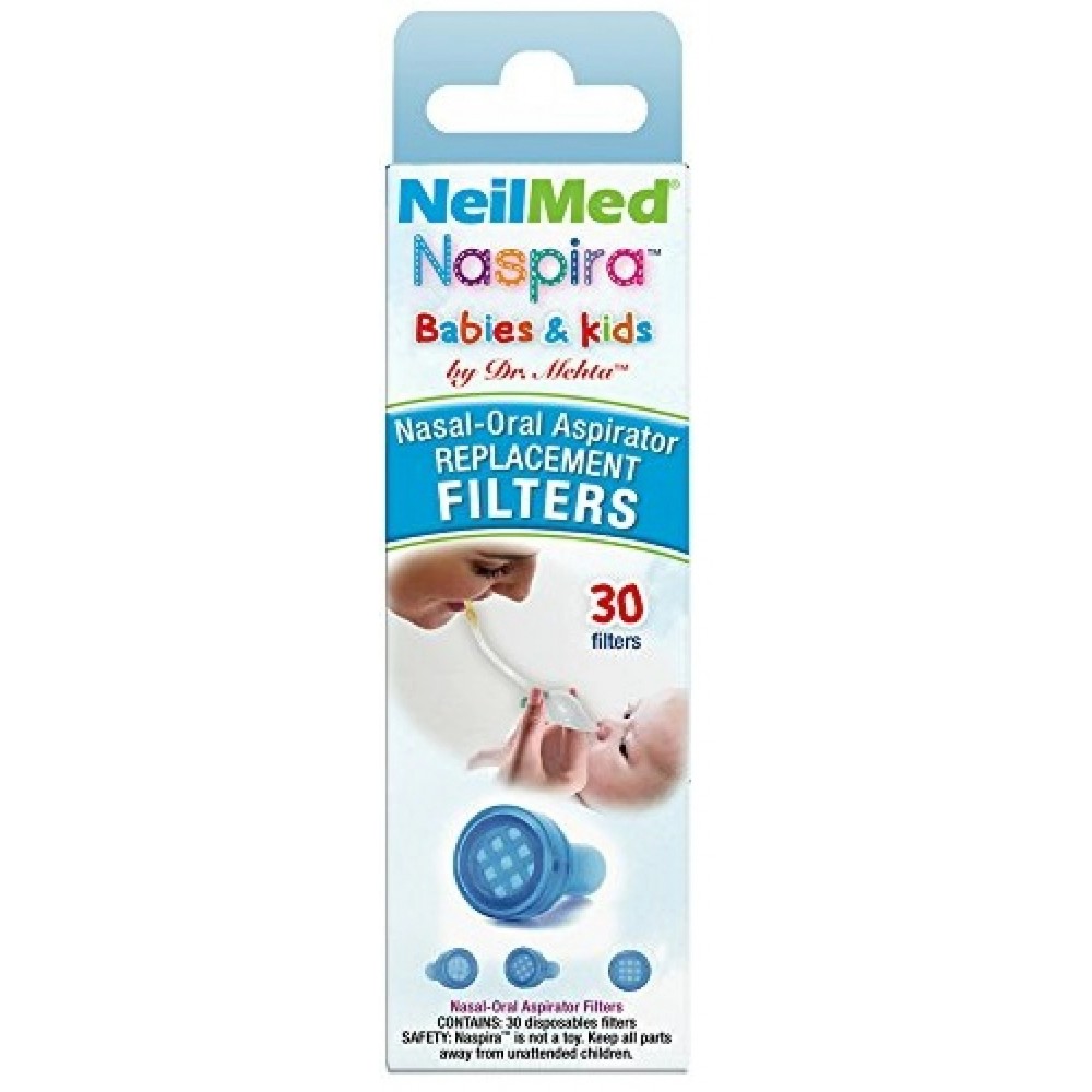 NEILMED Naspira Babies & Kids Ανταλλακτικά Ρινικού Αποφρακτήρα για Βρέφη και Παιδιά 30 Τεμάχια Φροντίδα μωρού