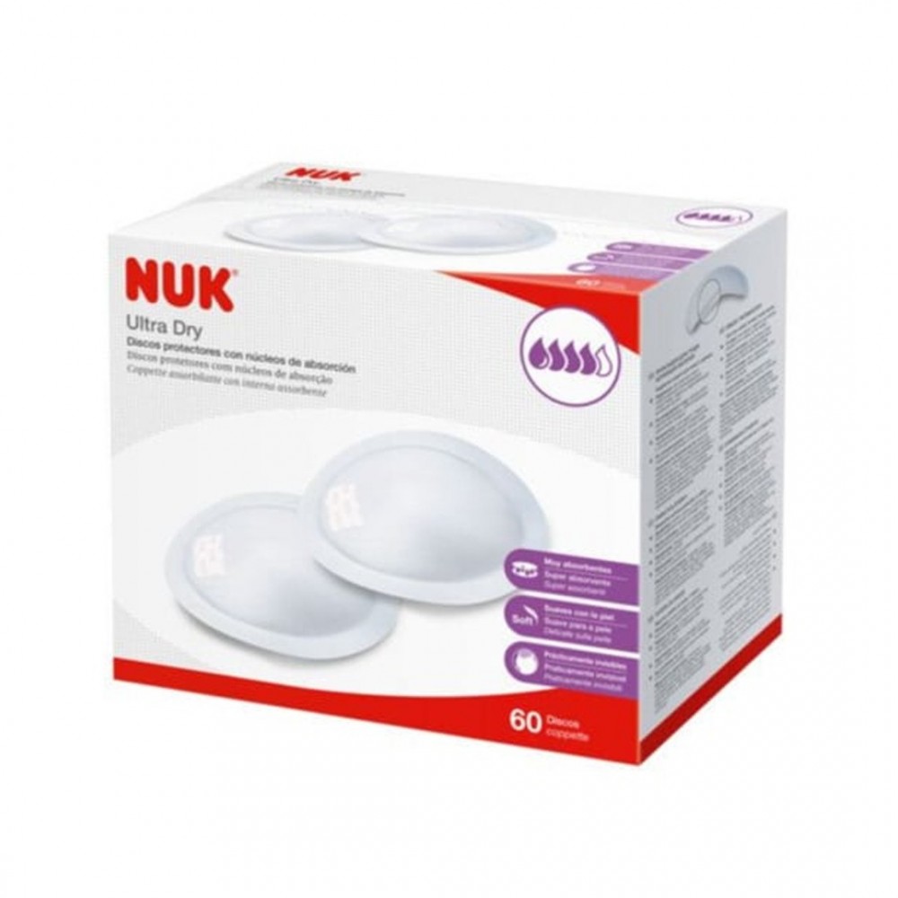 Nuk Ultra Dry επιθέματα στήθους 60τμχ Εγκυμοσύνη - Λοχεία