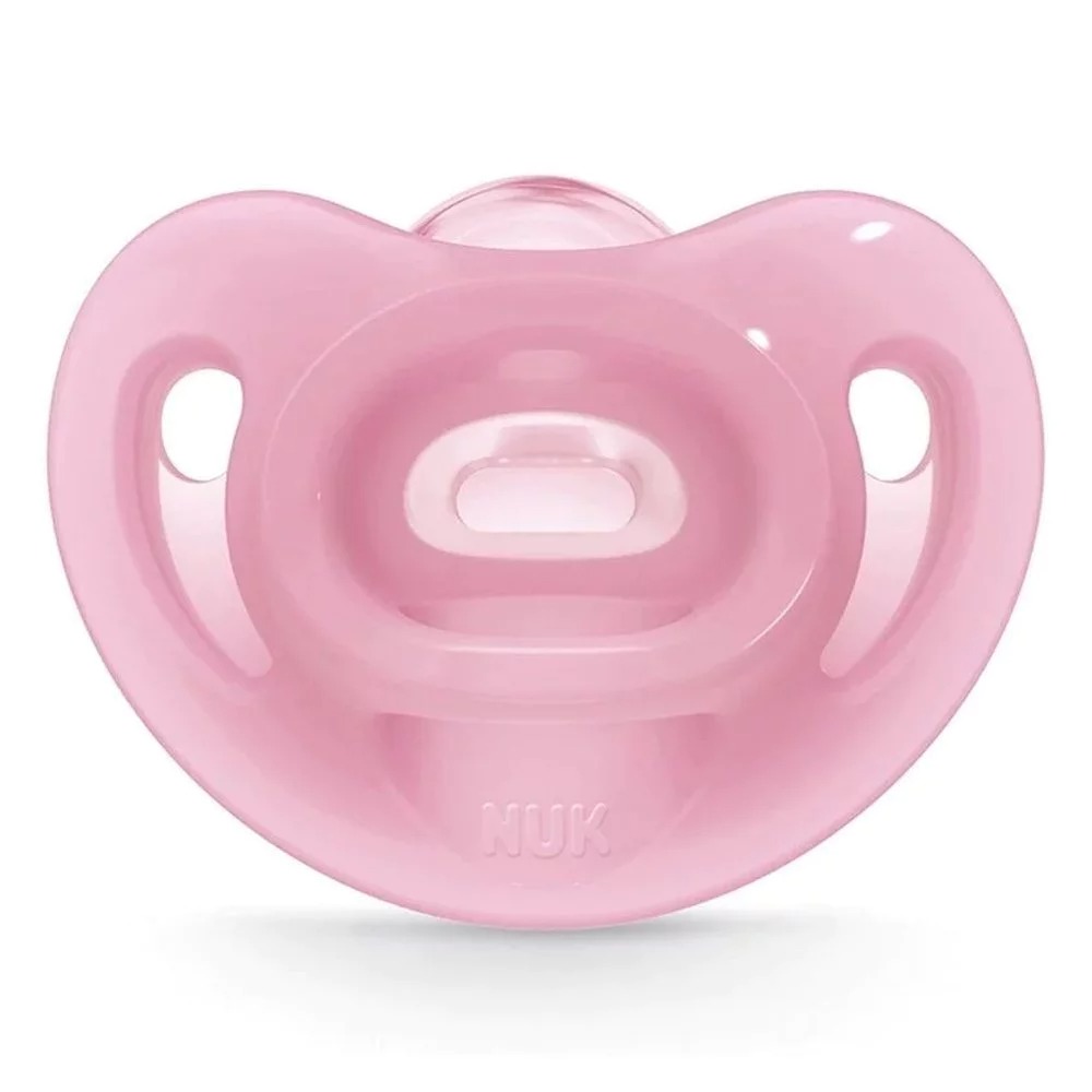 Nuk Sensitive Πιπίλα 100% Μαλακής Σιλικόνης 0-6m , 1τμχ Βρεφανάπτυξη