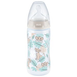 NUK Disney The Lion King First Choice Plus Mπιμπερό 300ml με Δείκτη Ελέγχου Θερμοκρασίας Βρεφανάπτυξη