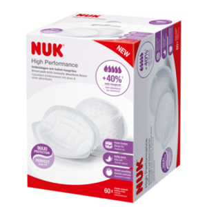 NUK Επιθέματα στήθους High Performance 60 τεμ. ανά συσκευασία Εγκυμοσύνη - Λοχεία