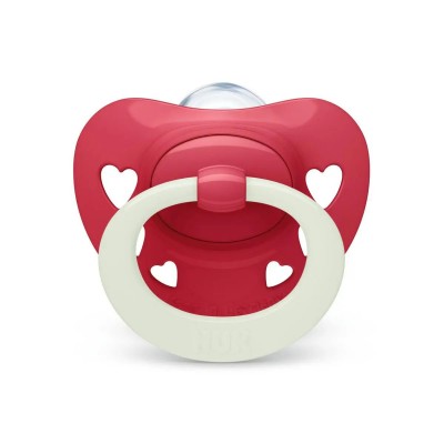 NUK Signature Night Πιπίλα Σιλικόνης 6–18m – Λάμπει στο Σκοτάδι