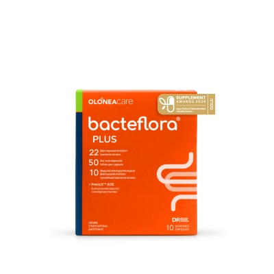 OLONEA Bacteflora Plus – Προβιοτικά & Πρεβιοτικά για Πεπτική Υγεία & Εντερική Ισορροπία